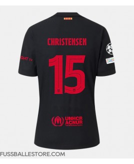 Günstige Barcelona Andreas Christensen #15 Auswärtstrikot 2024-25 Kurzarm